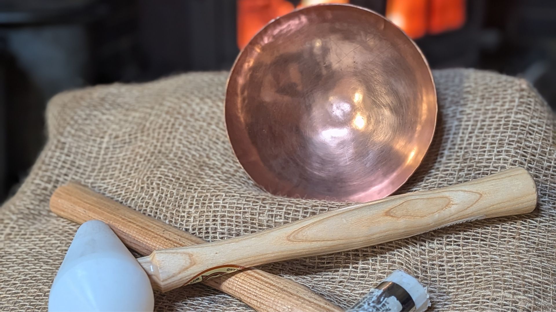 Learn to make a Handmade Copper Bowl in this workshop at Stanwick Lakes